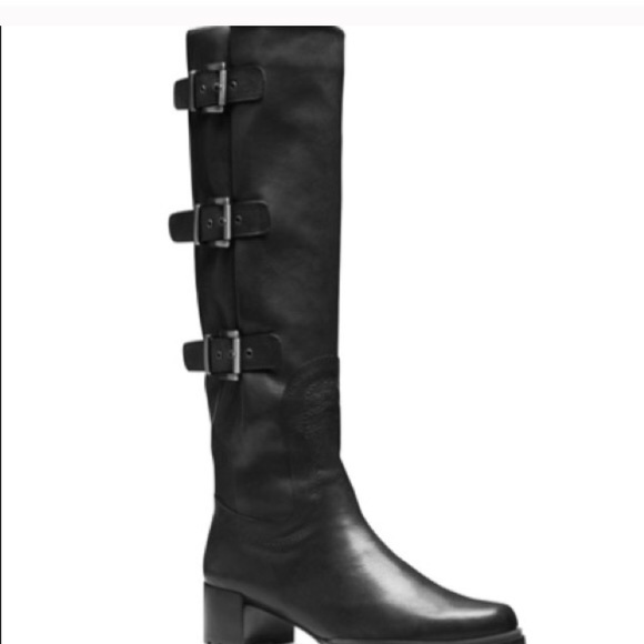 Black Stuart Weitzman Cinch Boot - Picture 2 of 6